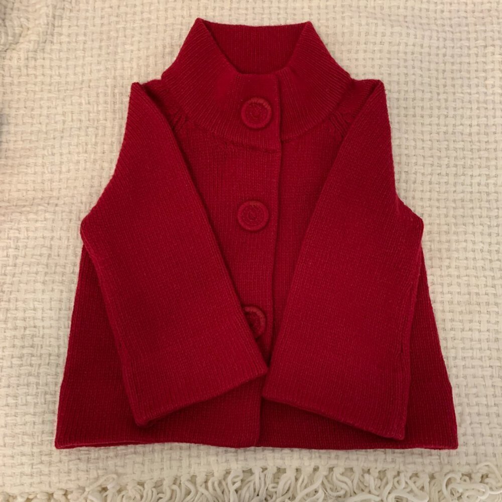 Trina Turk Red Cropped Jacket - Picture 4 of 8